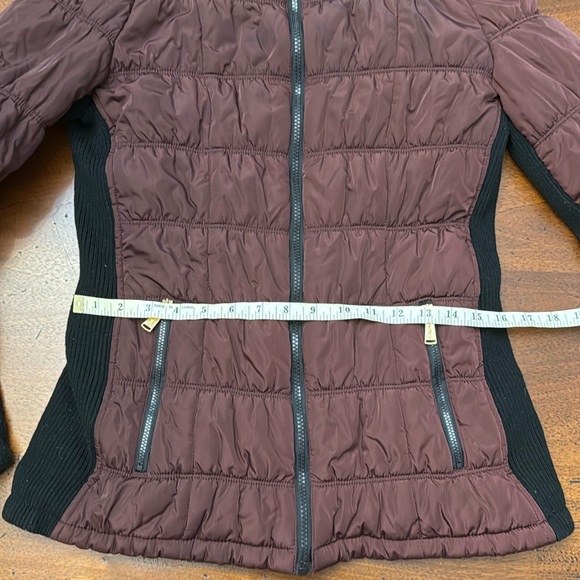 Calvin Klein women’s winter coat jacket zipper jacket maroon color red CK winter - Picture 16 of 16